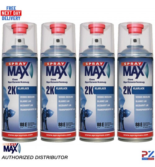 SprayMax 2K Clear Coat Gloss 400ml – 680061 – High Performance Lacquer X4